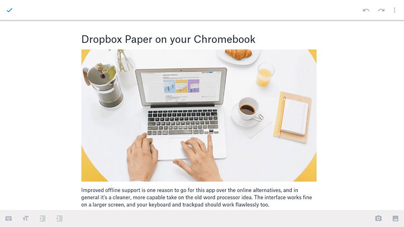 how does dropbox work on chromebook