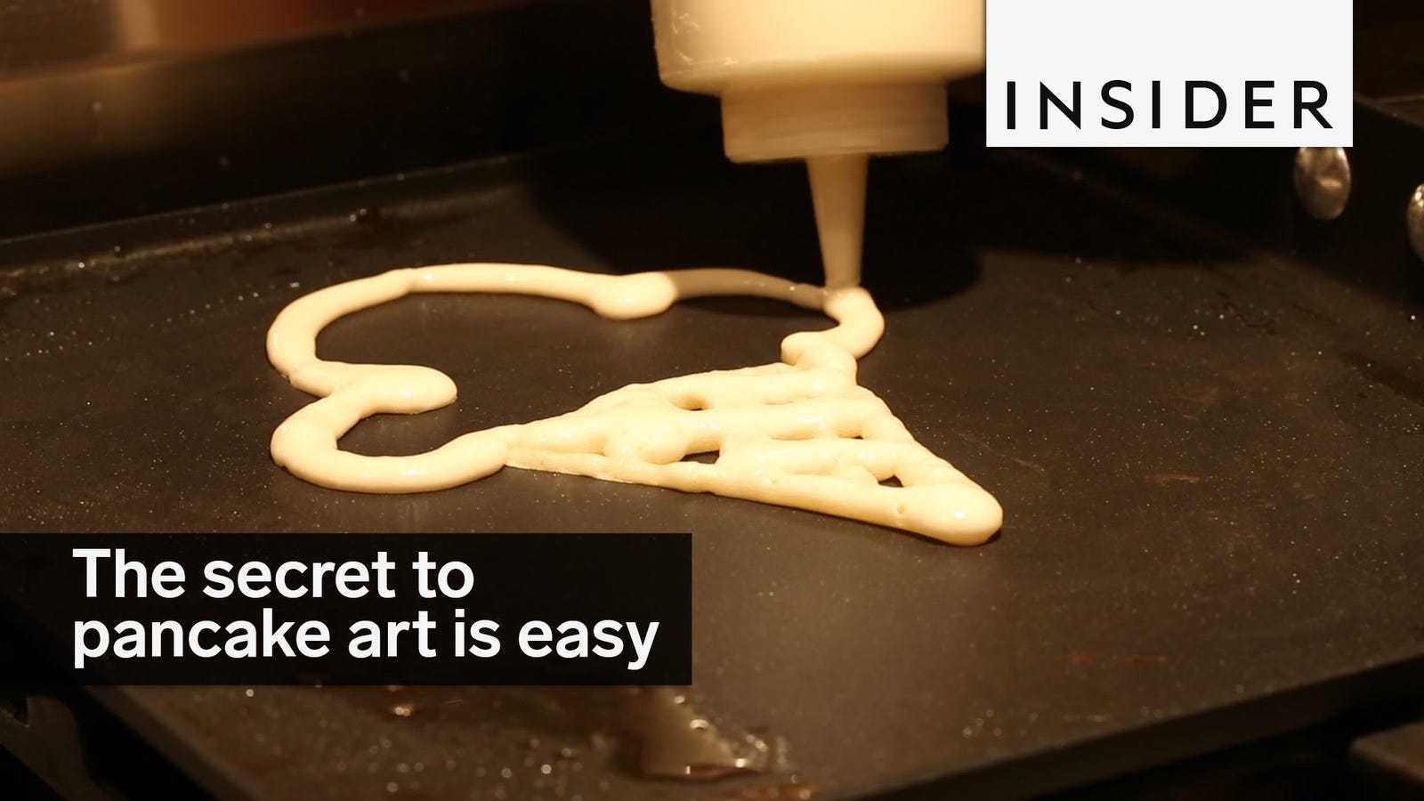 Make Easy Pancake Art With a Condiment Squeeze Bottle