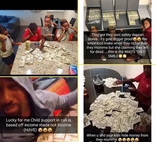 Gilbert Arenas, his children and mounds of hidden cashInstagram screenshot