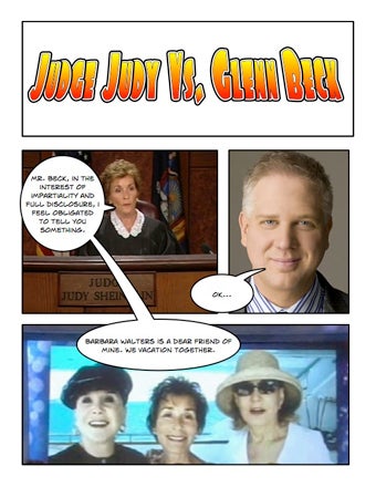 Illustration for article titled Comic Confrontations: Judge Judy Vs. Glenn Beck