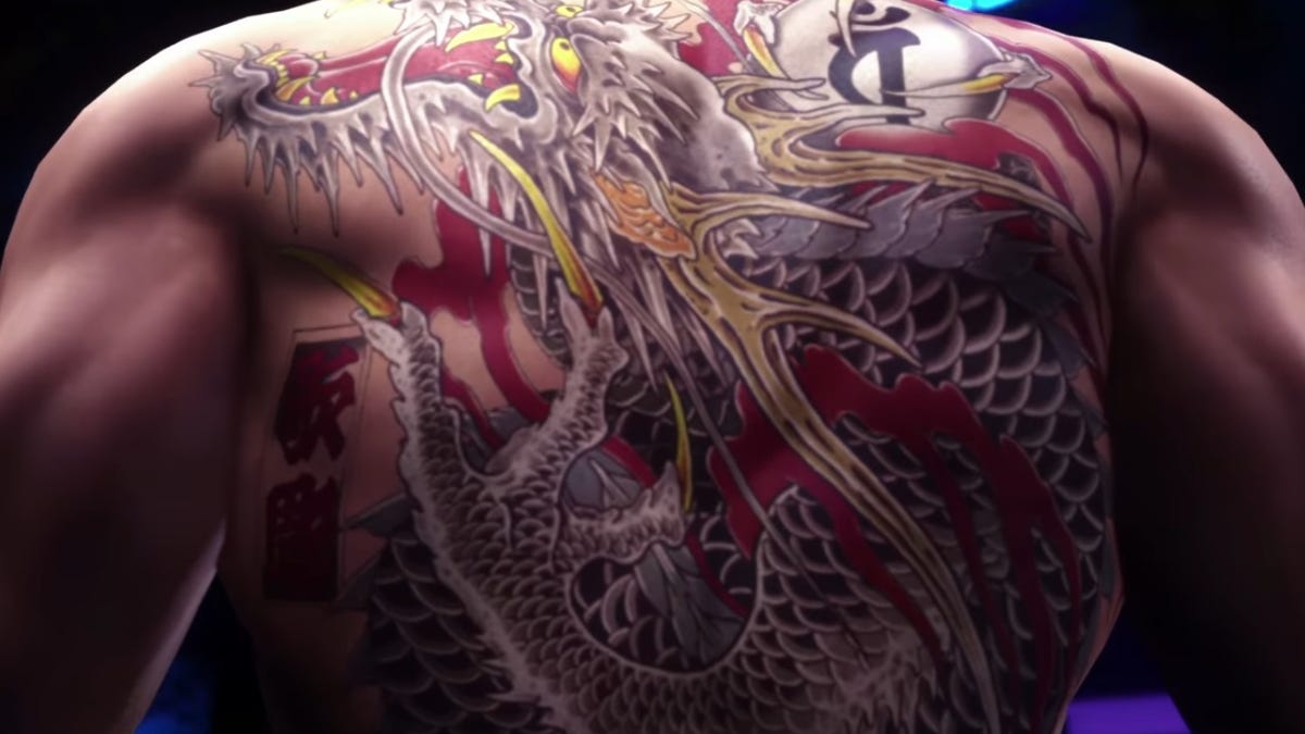 1. Kiryu Kazuma's Dragon Tattoo in Yakuza 0 - wide 1