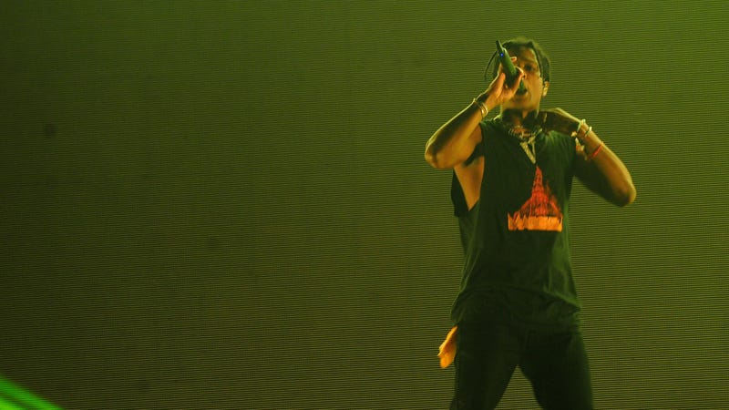 Illustration for article titled A$AP Rocky plays first show since temporary release from Swedish jail