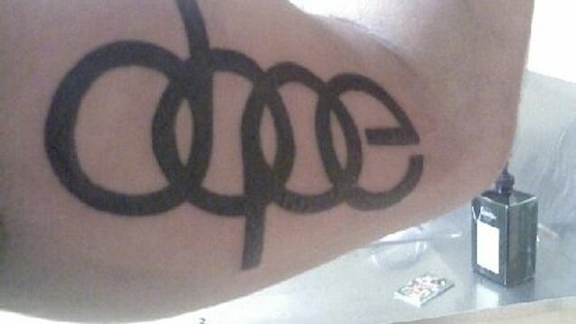 Dope Gets Dope Audi Tattoo