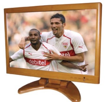 Illustration for article titled Widescreen Bamboo LCD TV