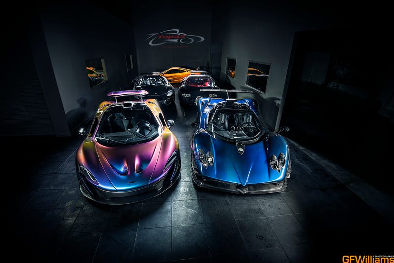 Illustration for article titled There Are At Least $15 Million Worth Of Supercars In This One Room