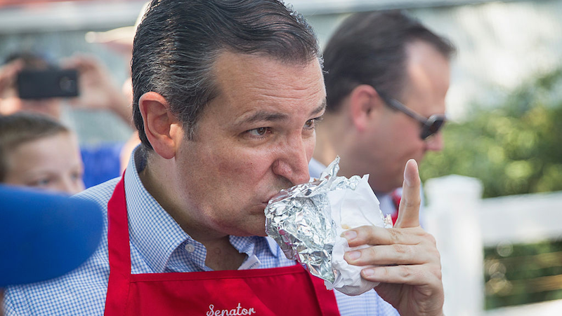 Illustration for article titled Ted Cruz With Food
