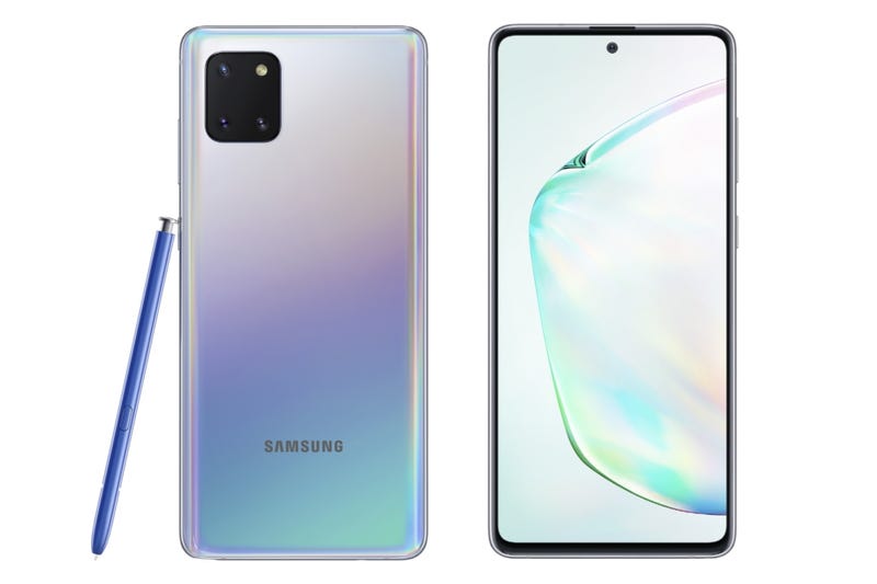 El nuevo Galaxy Note 10 Lite en toda su gloria.