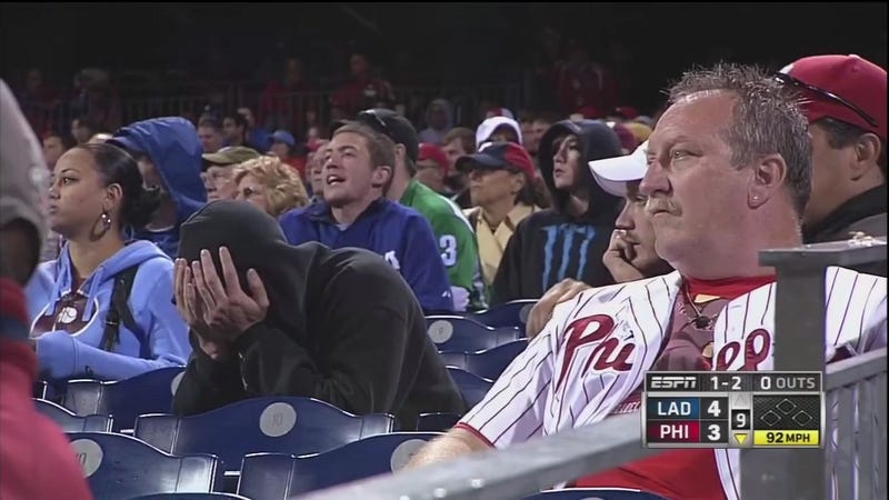 Illustration for article titled Philadelphia Drops Its Third Straight, And The Fans Can't Bear To Watch