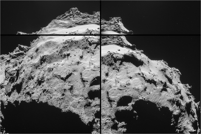 Illustration for article titled La zona de aterrizaje sobre el cometa 67P, a solo 18 km de distancia