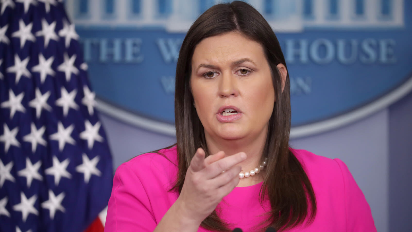 Sarah Huckabee Sanders Dodges Question About Central Park 5