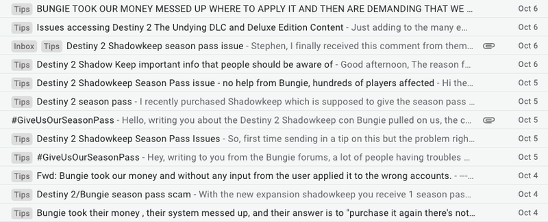 destiny 2 espansion pass not wrling in game