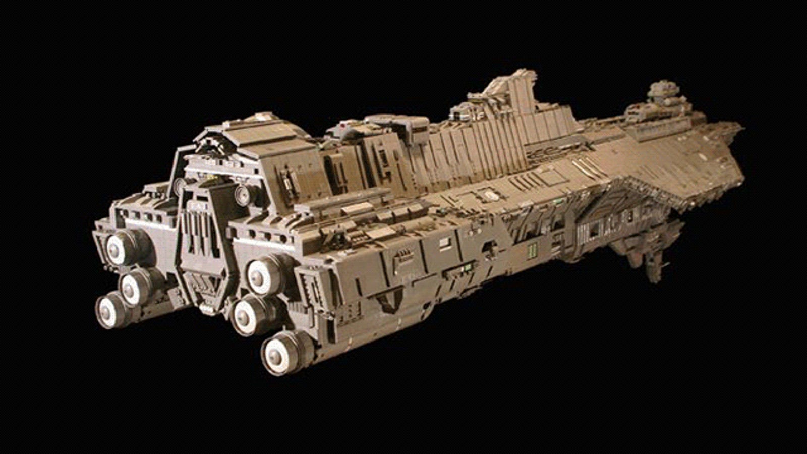 thanos spaceship lego
