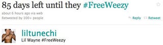 Illustration for article titled Lil Wayne Tweets From Jail