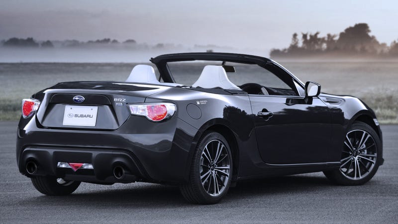 What The Diesel Hybrid Convertible Subaru Brz Would Look Like If It