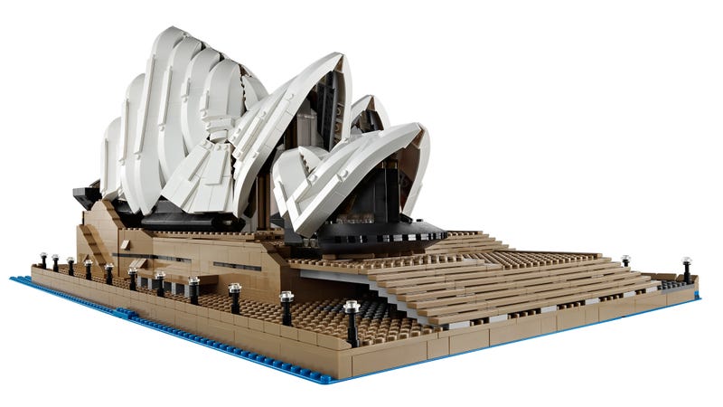 New Lego Sydney Opera House Is Huge Almost 3 000 Bricks