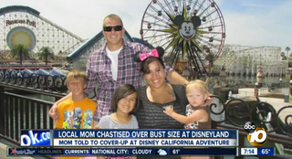Illustration for article titled Disney Park Employee Tells Mom to Cover Up Her Big Breasts