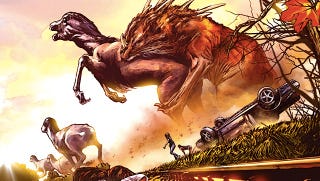 Illustration for article titled A sneak peek at Enormous, a giant monster graphic novel from Image Comics