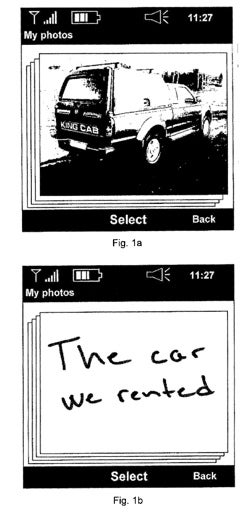 Illustration for article titled Nokia Patents Digital Equivalent of Scribbling Words on Polaroid Pics