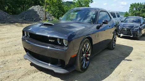 Police Chase With Allegedly Stolen White Dodge Challenger
