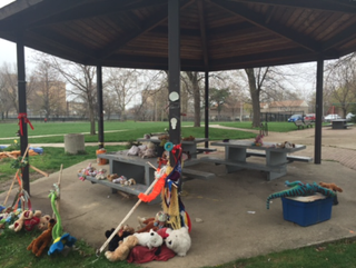The Cudell Recreation Center gazebo where 12-year-old Tamir Rice was fatally shot by Cleveland police on Nov. 22, 2014.WKYC Screenshot