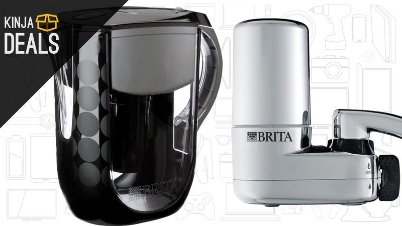 Illustration for article titled Clean Your (Probably) Metallic Tap Water With These Discounted Brita Products