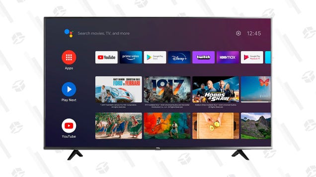 This 55" 4K TCL Smart TV Hangs on Your Wall for $200