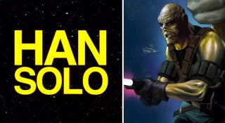 Illustration for article titled This angry bald-headed green space monster is the new Han Solo