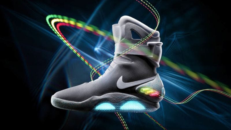 Illustration for article titled If you want to own a pair of Back To The Future sneakers, it will cost you thousands of dollars
