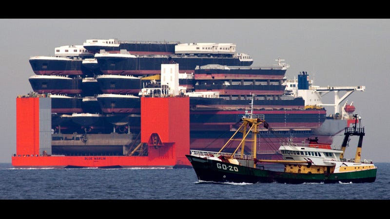 This Is A Ship Carrying A Ship Carrying A Ship Carrying A 