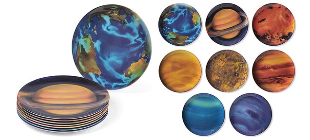 Why Use the Fine China When You Have These Awesome Planetary Plates?