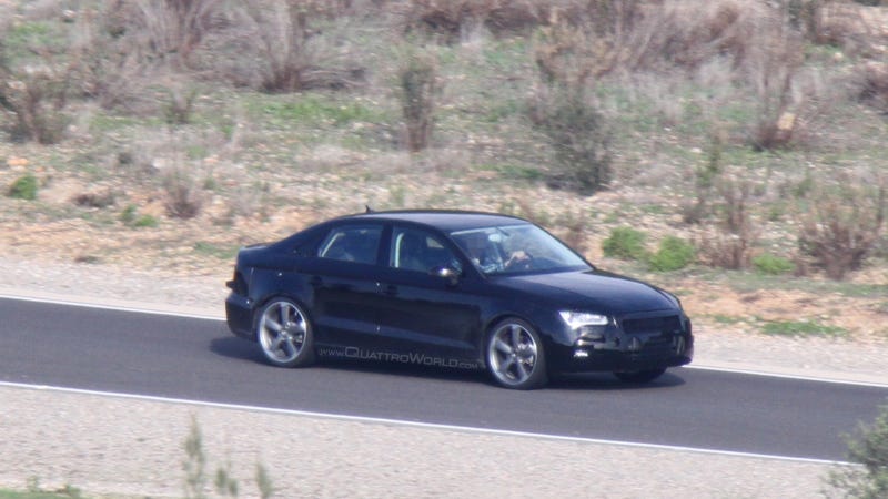 Illustration for article titled 2014 Audi A3 Sedan Spotted, Is Sufficiently Audi-y