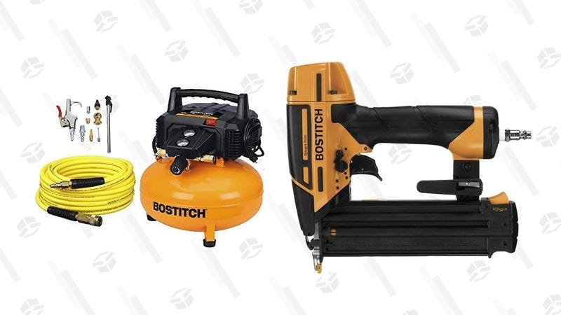 Compresor de aire Bostitch + pistola de clavos | $167 | AmazonGráfico: Shep McAllister