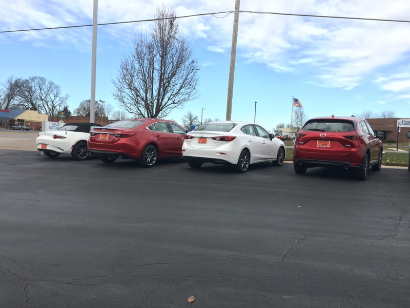 Illustration for article titled Stopped by the Mazda dealer today