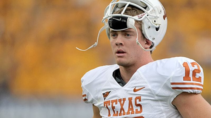 Illustration for article titled Radio Interviewer Audibly Fellating Colt McCoy