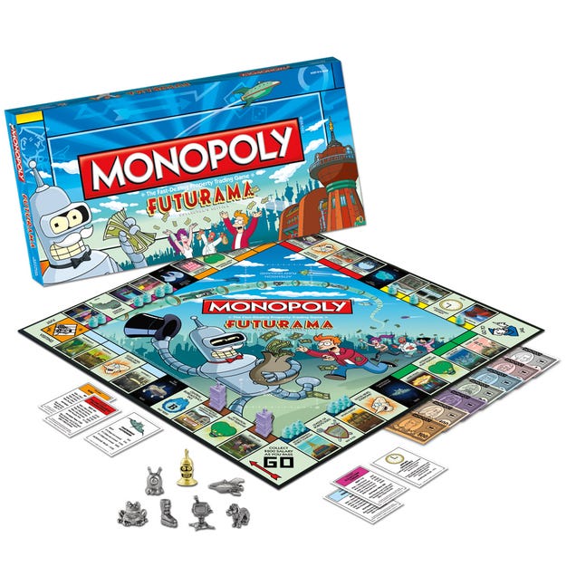 Futurama Monopoly lets you own Robot Hell