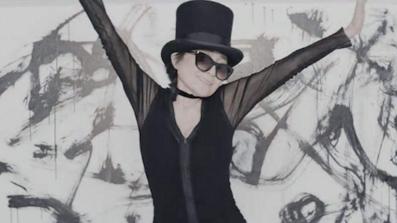 Illustration for article titled Watch Yoko Ono dance with Ira Glass and The Beastie Boys for her new music video