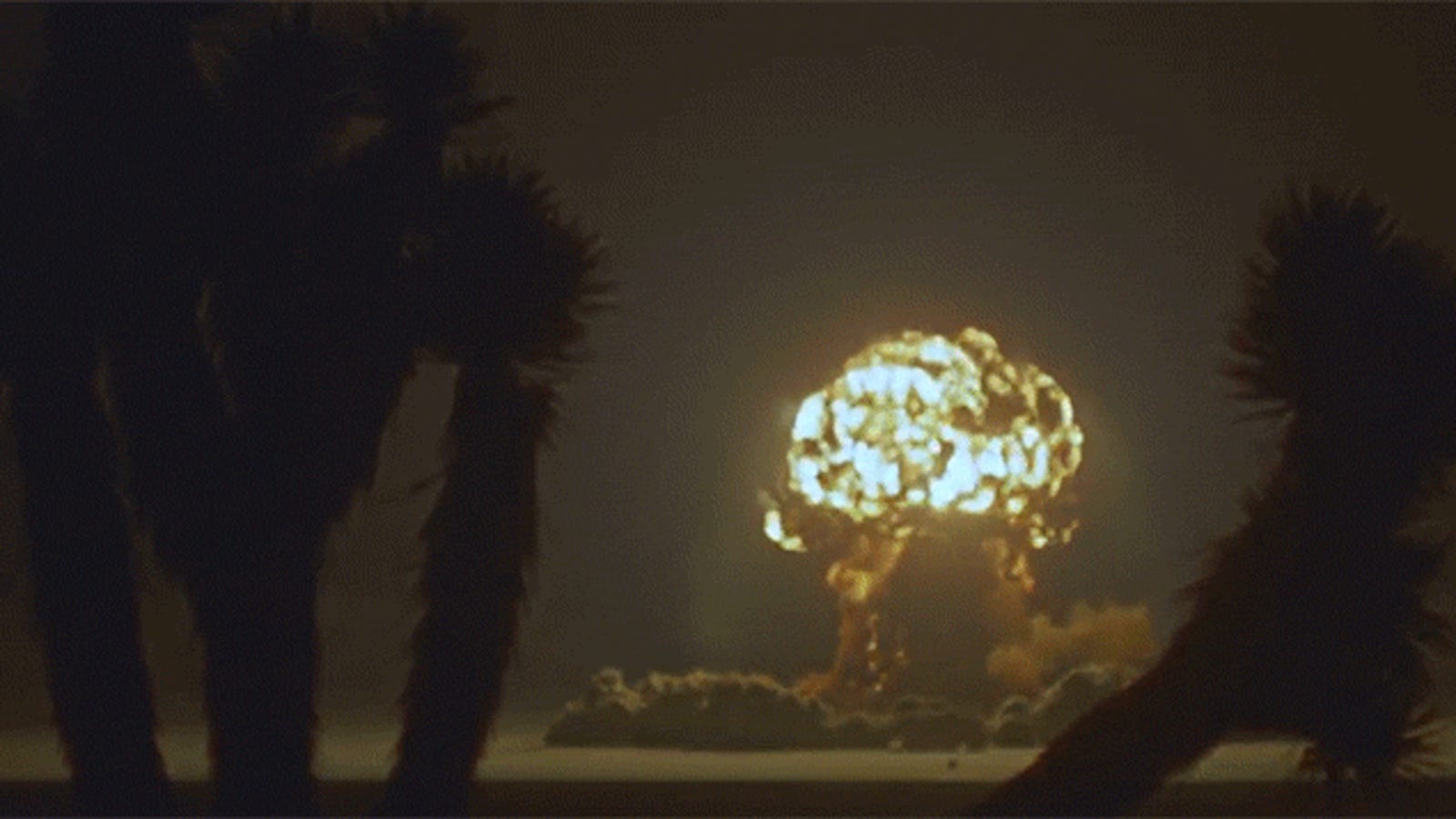 Watch previously unreleased footage of 1955 atomic bomb testing in