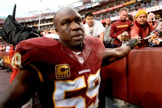 Illustration for article titled London Fletcher Says He Started Feeling "Uneasy" About Redskins Name