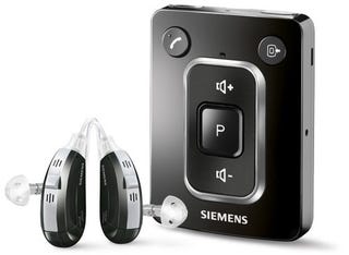 Illustration for article titled Siemens MiniTek Beams Music To Hearing Aids Over Bluetooth