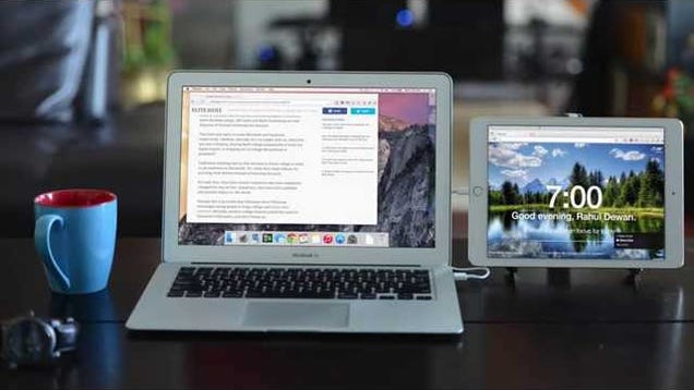 how to use android tablet as a second monitor for mac
