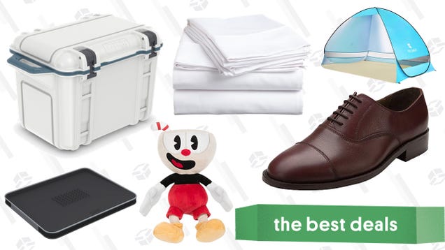 Sunday's Best Deals: Cotton Sheets, Leather Dress Shoes, Otterbox Coolers, and More