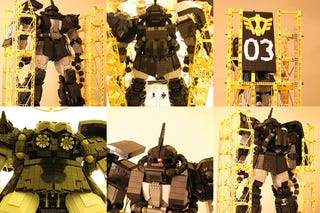 Illustration for article titled Massive Lego Mecha Can Probably Kill Humans, then Drink Ten Packs of Good Ole Fortran