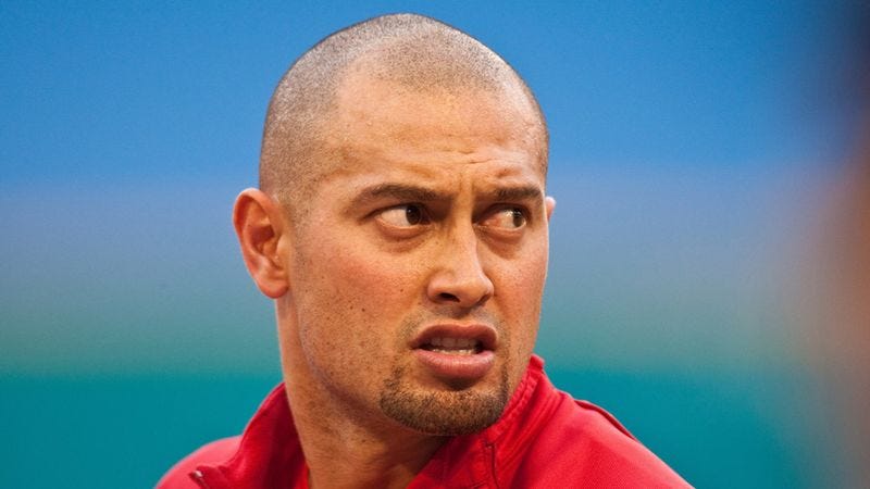 Illustration for article titled Shane Victorino's Parents Bracing For Annual Spring Training Drop-Off Tantrum