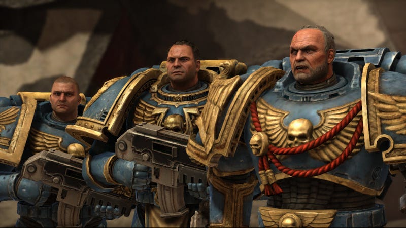 Illustration for article titled So i started playing Space Marine again this morning...