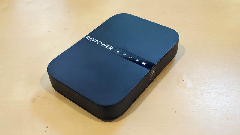 Illustration for article titled The RAVPower FileHub Is a Battery Bank, External Drive, And Travel Router Combined Into One