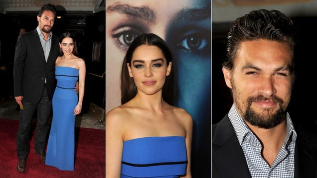 Drogo and Khaleesi Reunite at Game of Thrones Premiere