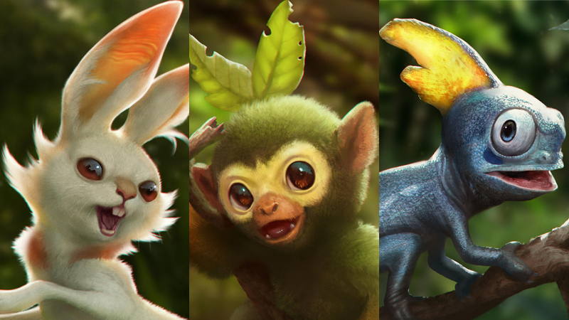 Pokémon Sword And Shield Starters In Detective Pikachus Style