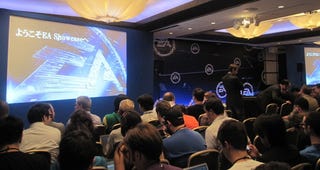 Illustration for article titled Kotaku Live @ EA's Tokyo Game Show Press Conference