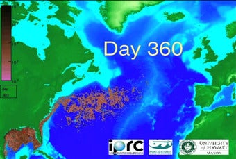 Illustration for article titled This one-year projection of the Deepwater Horizon oil spill will ruin your day
