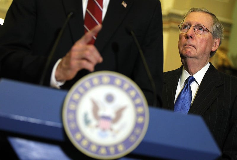 Illustration for article titled "Mitch McConnell Just Lost His Seat In The US Senate": Kentucky Fans React To Seeing Mitch McConnell Praise Louisville During Louisville-Kentucky